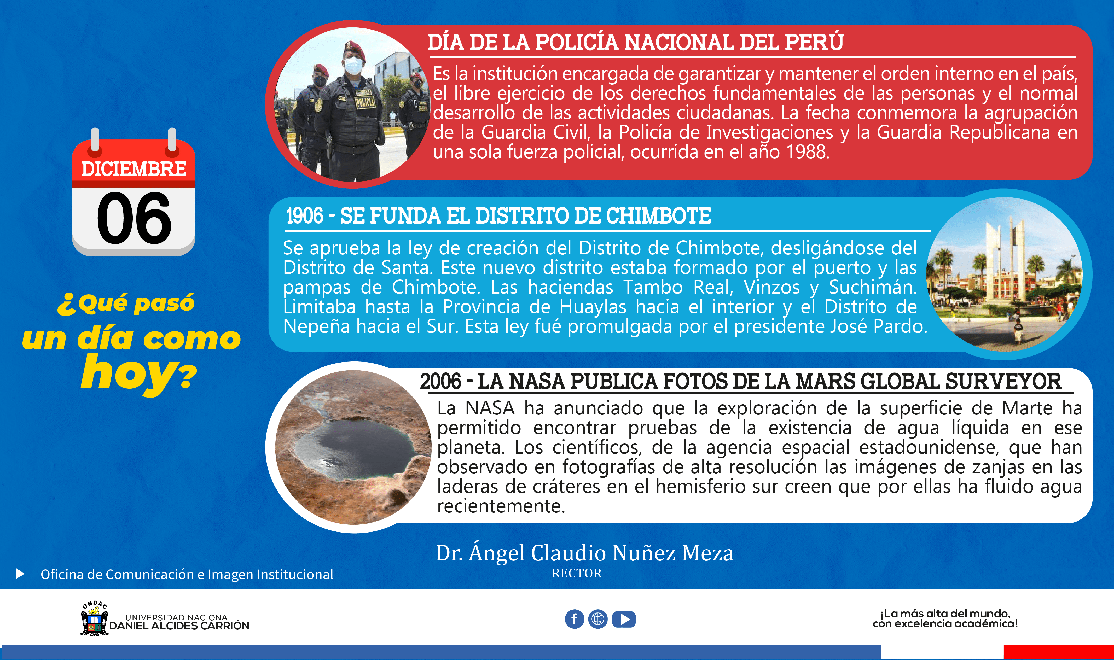 Lee más sobre el artículo 06 DIC / DÍA DE LA POLICÍA NACIONAL DEL PERÚ