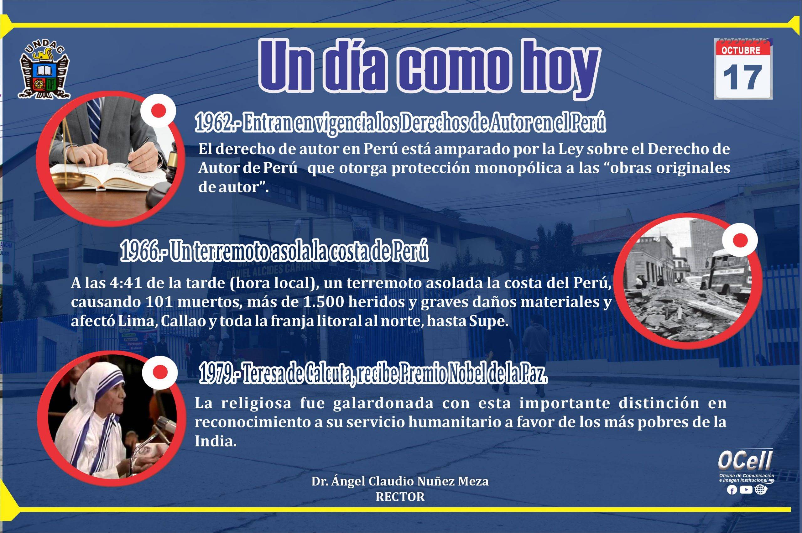 Lee más sobre el artículo 1962.- Entran en vigencia los Derechos de Autor en el Perú.