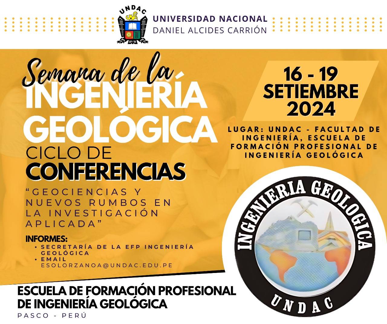 Lee más sobre el artículo Semana de la Ingeniería Geológica