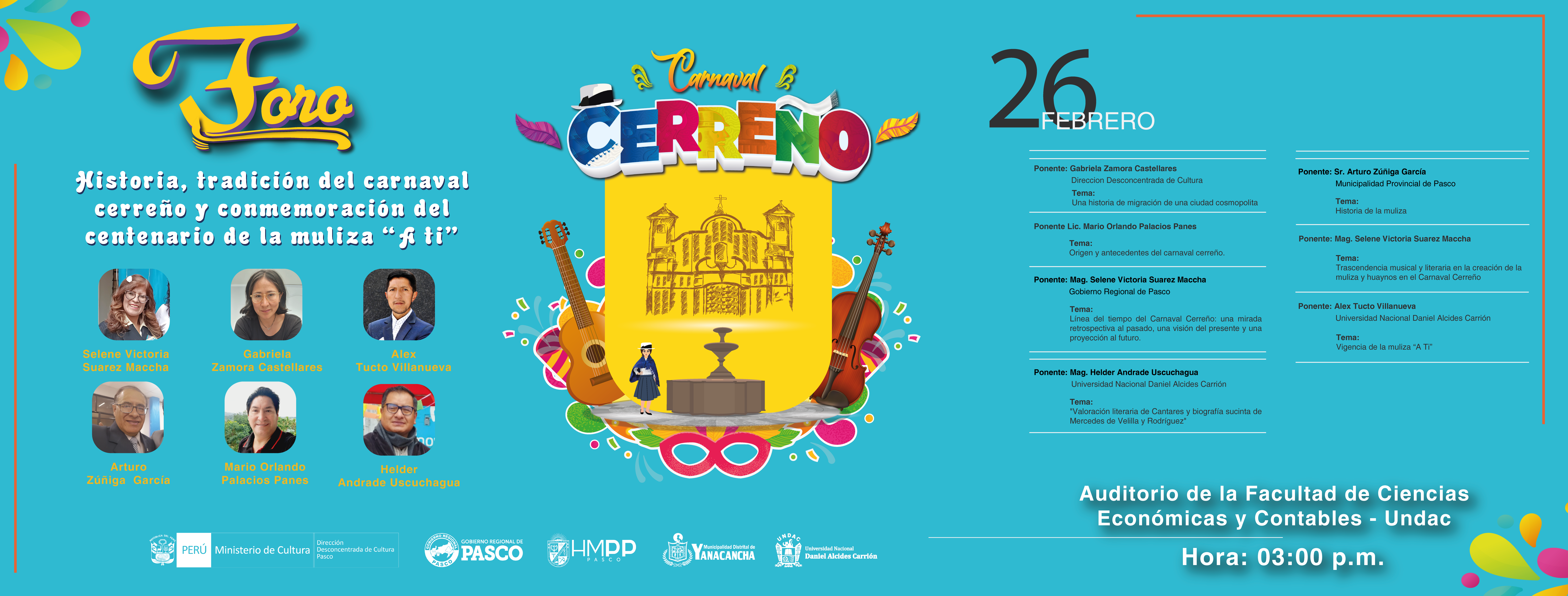 Lee más sobre el artículo CXLV CARNAVAL CERREÑO – FORO